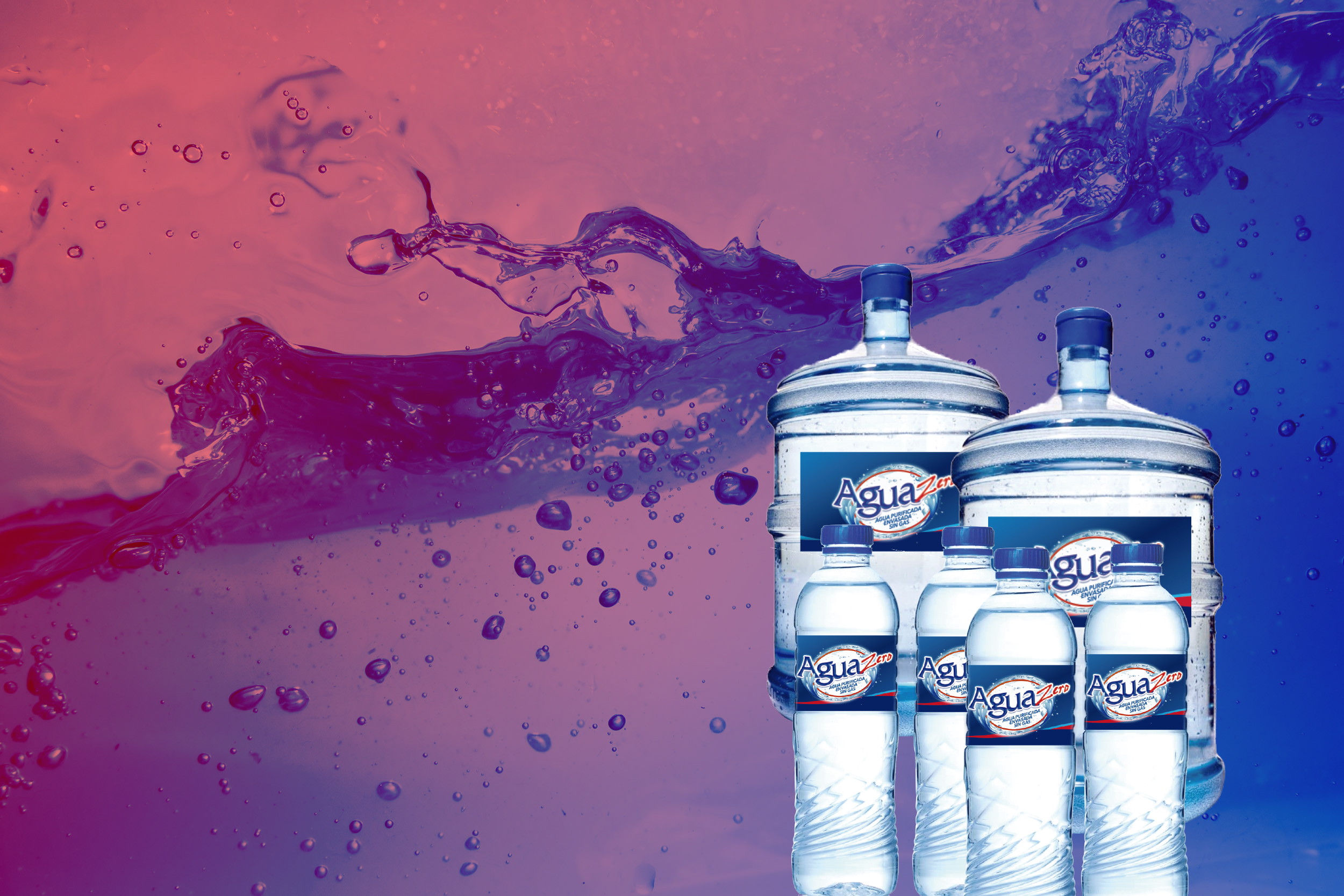 Clean water wave with bubbles. Fresh photograph